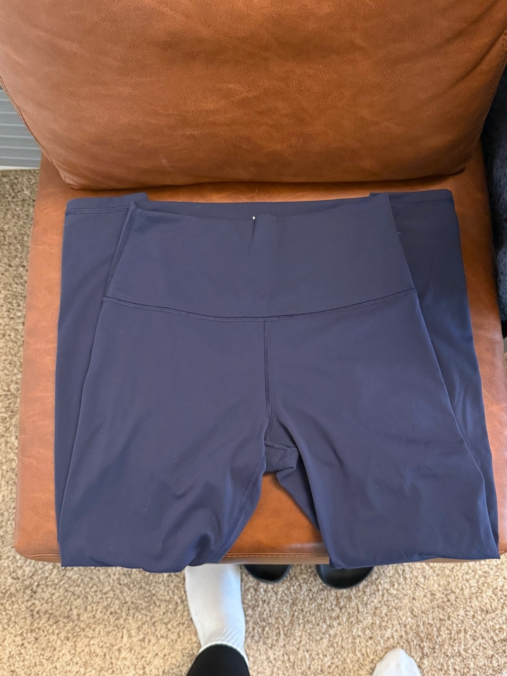 Everlane Navy High-Rise Leggings 25’ S